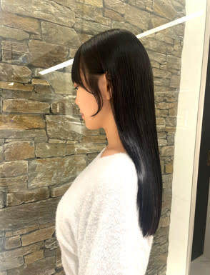 ツヤツヤ暗髪、髪質改善トリートメント