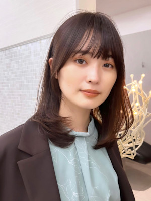 顔まわりカット/前髪/似合わせカット/レイヤーカット/銀座