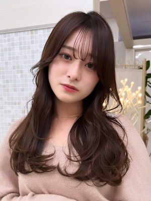 顔まわりカット/前髪/似合わせカット/レイヤーカット/銀座