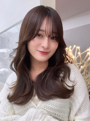 顔まわりカット/前髪/似合わせカット/レイヤーカット/銀座