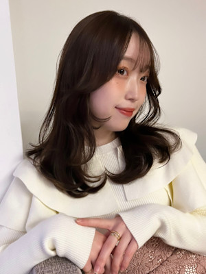 顔まわりカット/前髪/似合わせカット/レイヤーカット/銀座