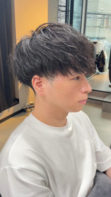 マッシュ ナチュラル ソフトツイストパーマ