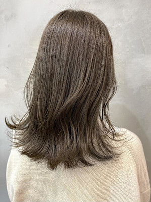 オリーブベージュ　(ブリーチなし)