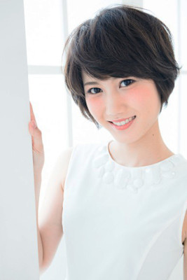 ナチュラル小顔ショート