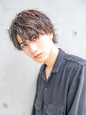 【小久保style】メンズカットツーブロックツイストウルフ