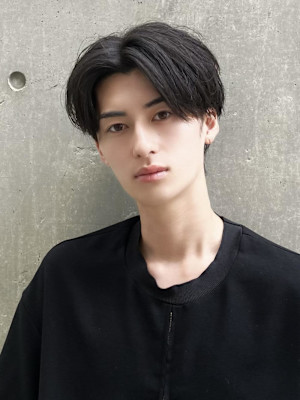 色気爽やかセンターパート