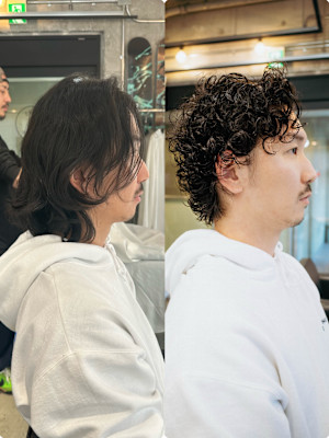 メンズロング×ウルフパーマ◎三軒茶屋 RYUKI メンズ