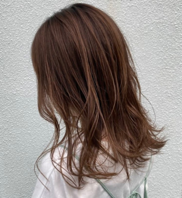 【外ハネミックス】高松　レイヤー　ベージュ