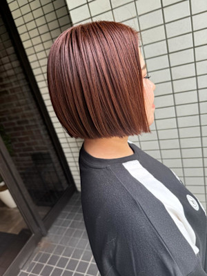 フレッシュオレンジ×ミニボブ