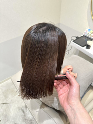枚方リタッチ縮毛矯正○山地