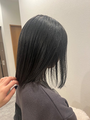 ボブ ブルーグレージュ