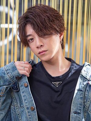 【小久保style】メンズカットツーブロックツイストウルフ