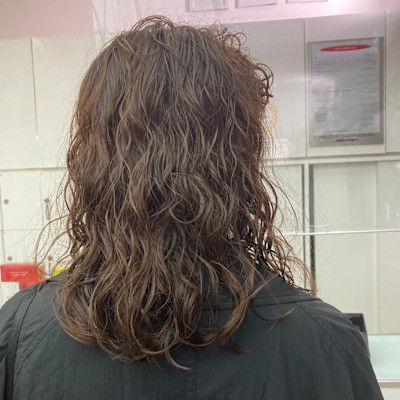 ロングヘアパーマ