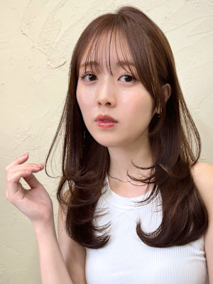 顔まわりカット/前髪/似合わせカット/レイヤーカット/銀座