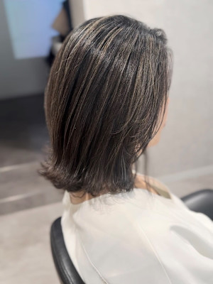 STYLE流ハイライト白髪ぼかし