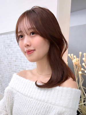 顔まわりカット/前髪/似合わせカット/レイヤーカット/銀座