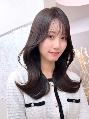 顔まわりカット/前髪/似合わせカット/レイヤーカット/銀座