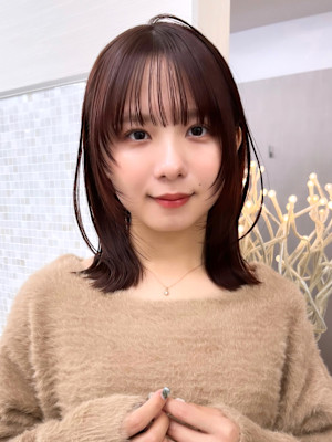 顔まわりカット/前髪/似合わせカット/レイヤーカット/銀座