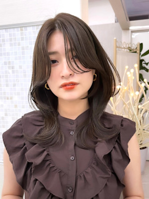 顔まわりカット/前髪/似合わせカット/レイヤーカット/銀座