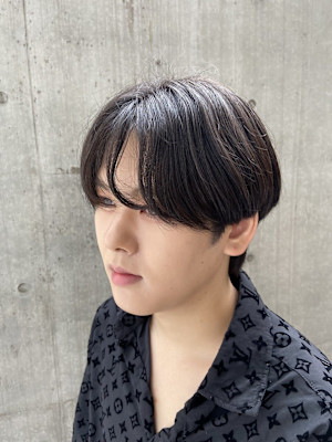 韓国風カルマパーマ 韓国スタイル メンズカット 原宿 表参道