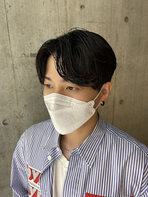 韓国風カルマパーマ 韓国スタイル メンズカット 原宿 表参道