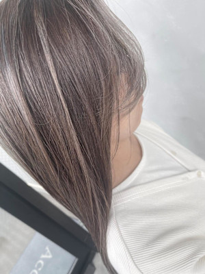 上品ハイライト/グレージュ/シルバーベージュ
