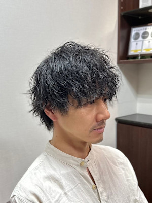 ツイスパ/メンズパーマ/バーバー/メンズカット＜理容室＞