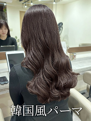 韓国風パーマ/コテ巻き風パーマ