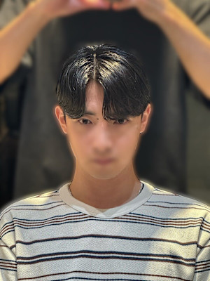 韓国ヘア ダウンパーマ 髪質改善 カルマヘア メンズ韓国ヘア