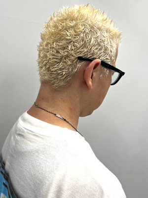 抜きっぱなしブロンド　イージードリル　ドリルパーマ　抜きっぱ