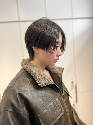 ダークアッシュ/ハンサムショート/ショート