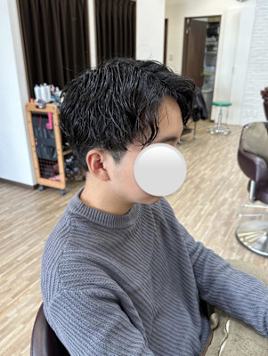 スパイラルパーマ