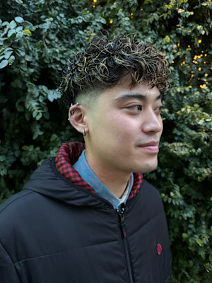 ハイライト/メンズパーマ/スペインカール/メンズブリーチ