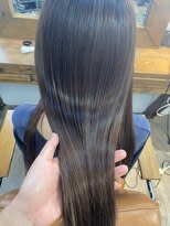 20代30代つや髪ロング　ニュアンスカラー