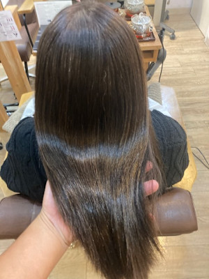 お客様髪質改善データ1501（白髪ぼかしカラー）