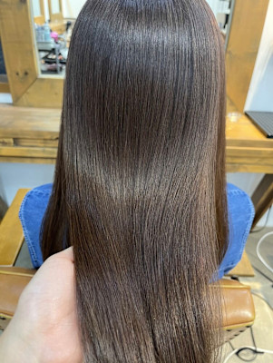 20代30代柔らか艶ロング　ニュアンスカラー