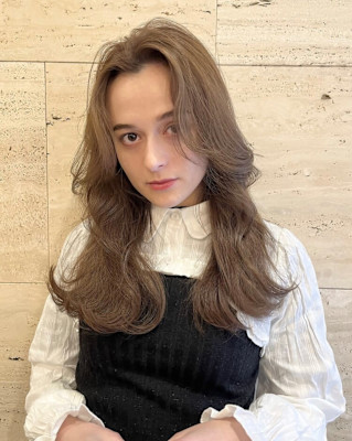 20代30代ガーリーレイヤースタイルニュアンスカラー