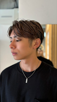 【takumi】メンズショート／センターパート