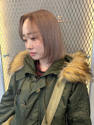 ハイベージュ/ブリーチカラー/ダブルカラー/トリートメント