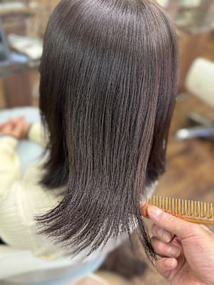髪質改善×カラー