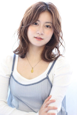 20代30代40代/大人かわいい/外はねミディ