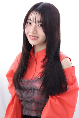 20代30代韓国風小顔レイヤーカット/シースルーバング