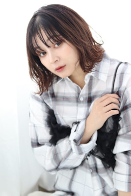 20代30代40代 大人ボブ ニュアンスパーマ