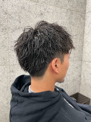 メンズカット スパイラルパーマ