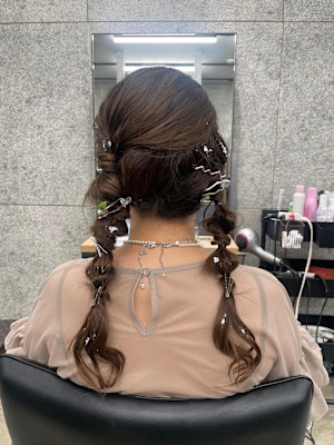 ヘアセット、ヘアアレンジ