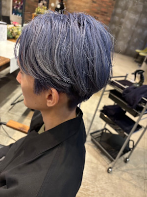 メンズカラー/デザインカラー/ブルー系/スカイブルー