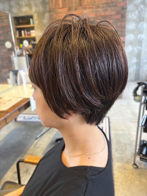 骨格補正カット/大人ショート/美シルエット/お手入れ楽ちん