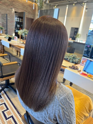 髪質改善/メテオカラー/マロンベージュ/艶々カラー