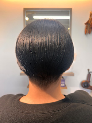 黒染め　ショート　トリートメント