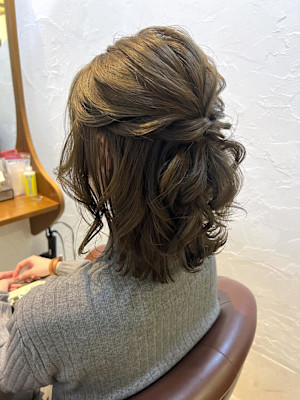 お呼ばれヘアセット